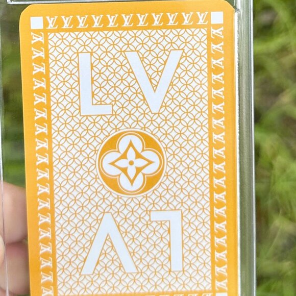 Louis Vuitton LTD EDT Gold Monogram Playing Card 5 of Spades - Picture 4 of 5